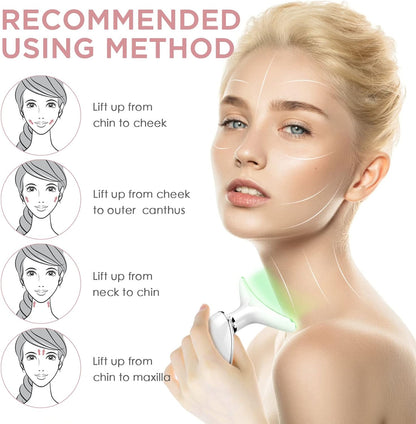NUEVO MASAJEADOR FACIAL TERAPIA LUZ ROJA