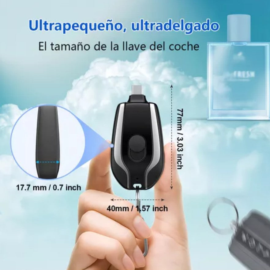 LLAVERO BATERÍA PORTÁTIL