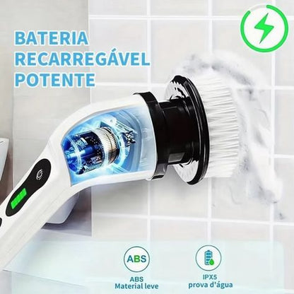 NUEVO CEPILLO DE LIMPIEZA RECARGABLE CON 9 CA