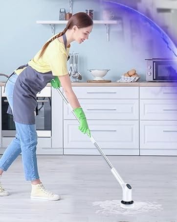 NUEVO CEPILLO DE LIMPIEZA RECARGABLE CON 9 CA