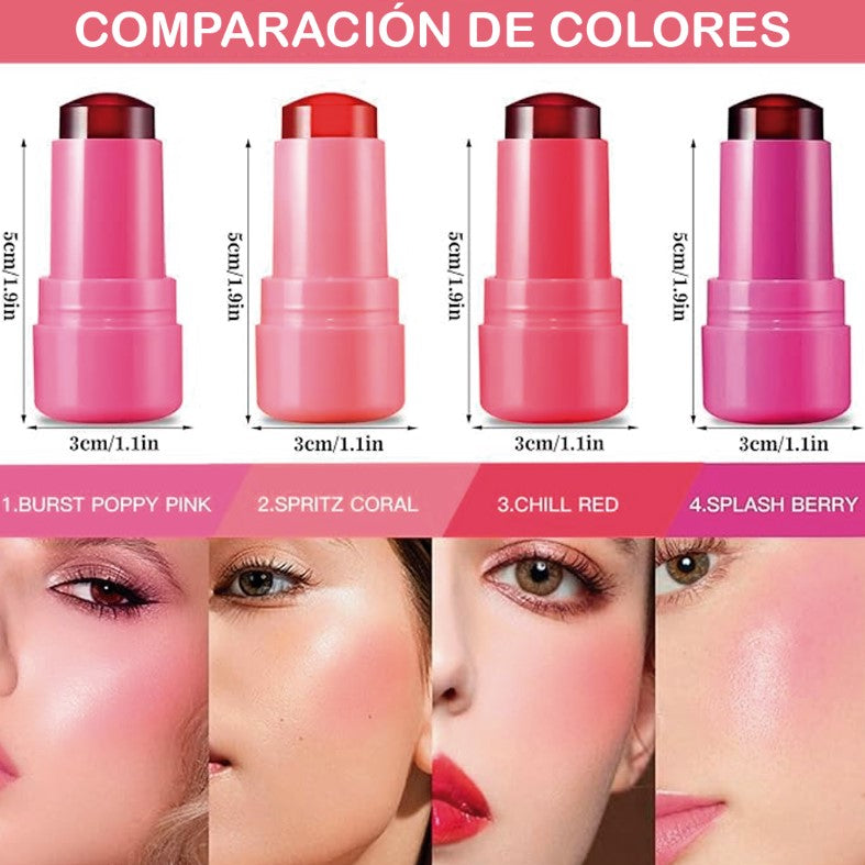 NUEVO RUBOR DE GELATINA X4