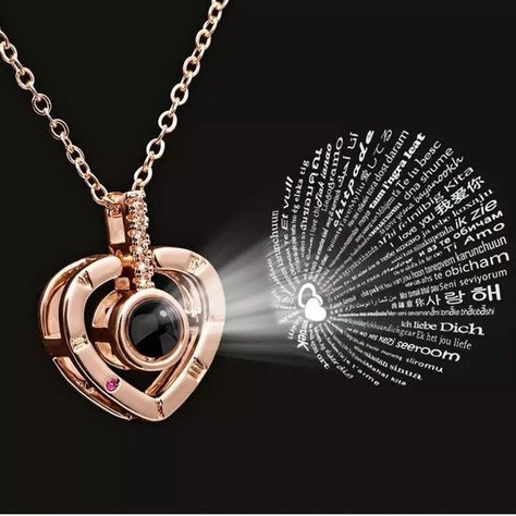 NUEVO COLLAR TE AMO CORAZÓN 100 IDIOMAS