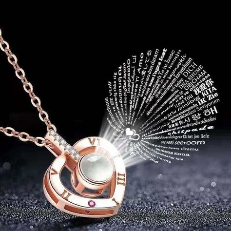 NUEVO COLLAR TE AMO CORAZÓN 100 IDIOMAS