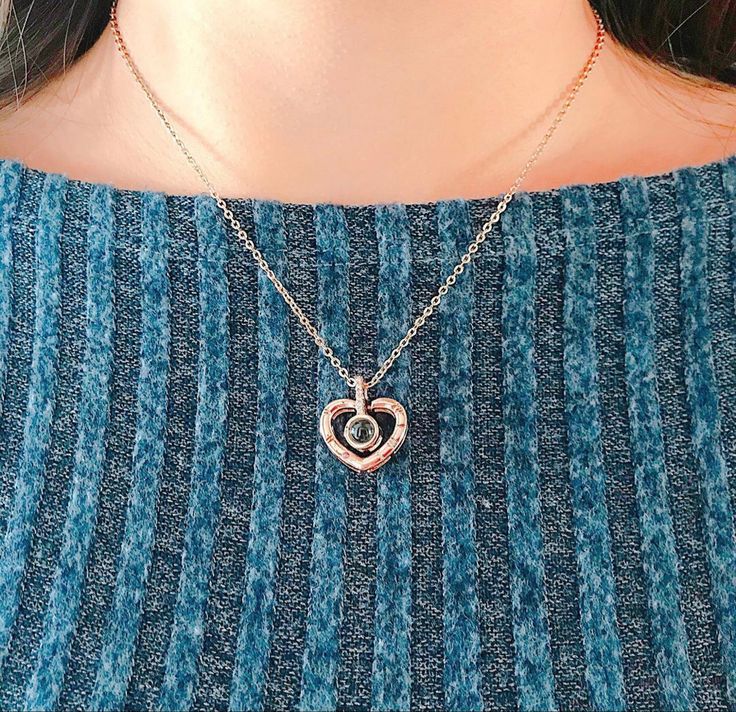 NUEVO COLLAR TE AMO CORAZÓN 100 IDIOMAS