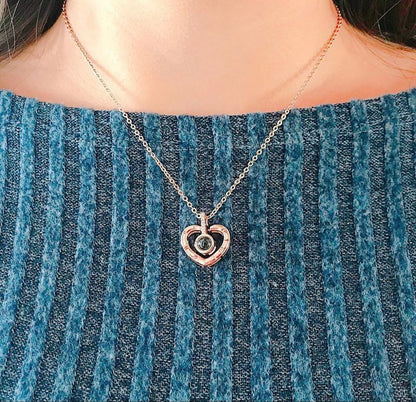 NUEVO COLLAR TE AMO CORAZÓN 100 IDIOMAS