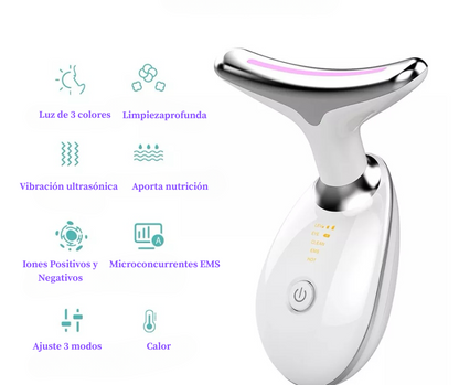 NUEVO MASAJEADOR FACIAL TERAPIA LUZ ROJA