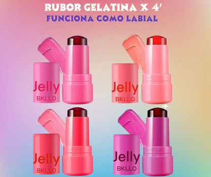 NUEVO RUBOR DE GELATINA X4