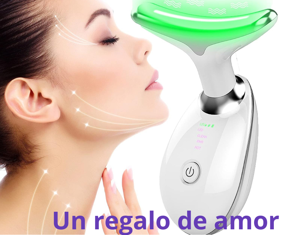NUEVO MASAJEADOR FACIAL TERAPIA LUZ ROJA