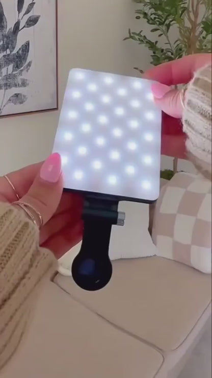 NUEVO PANEL LUZ SELFIE LUZ CALIDA FRIA ILUMINA